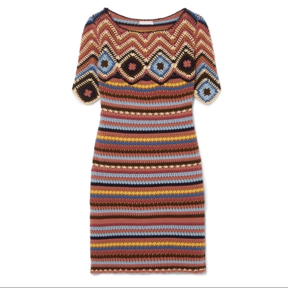 SEE BY CHLOE STRIPE COTTON MINI DRESS - Picture 6 of 6